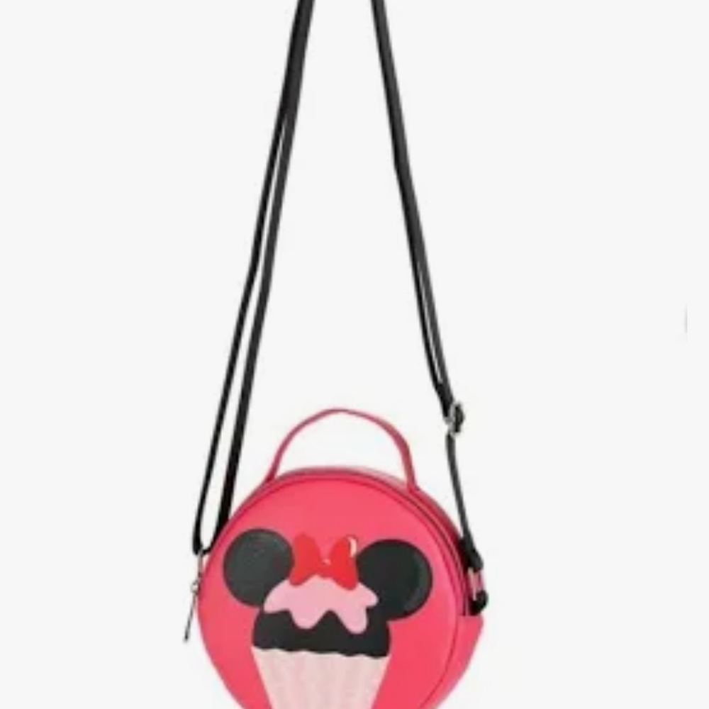Disney Minnie Mouse Cupcake Crossbody Bag, Brand New